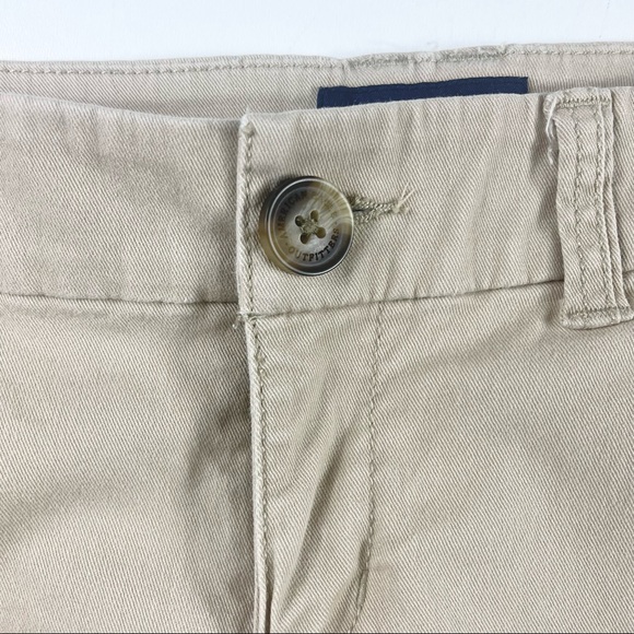 American Eagle Khaki Bermuda Stretch Shorts - Picture 3 of 10